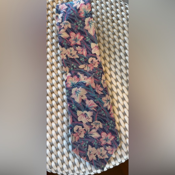 Liberty of London Vintage 100% Cotton Tie - Picture 3 of 5